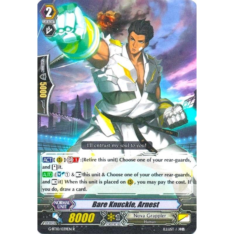 Image for Bare Knuckle, Arnest (G-BT10/039EN) (G-BT10) - Cardfight Vanguard