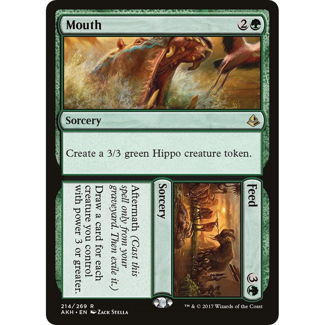 Image for Mouth // Feed (214) (AKH) - Magic: The Gathering
