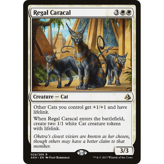 Image for Regal Caracal (24) (AKH) - Magic: The Gathering