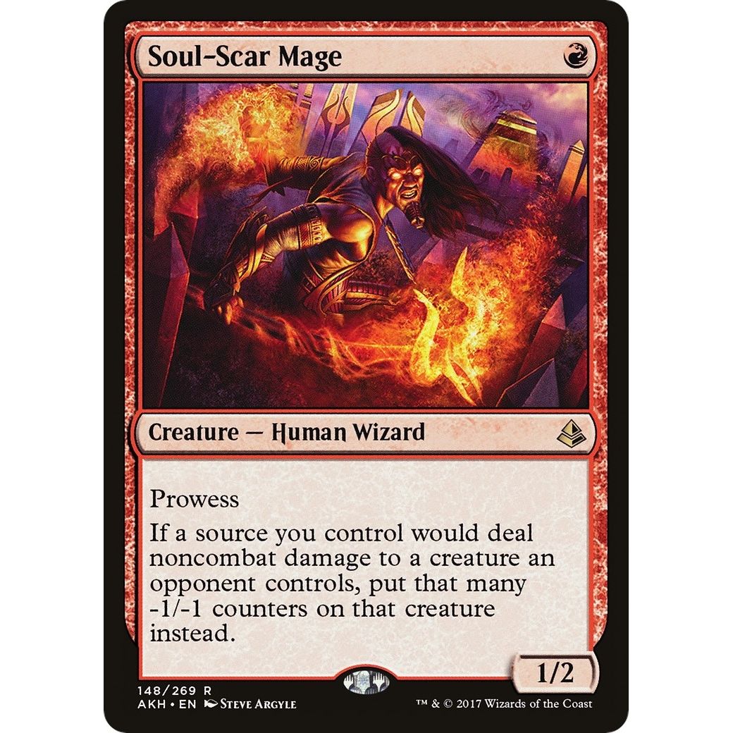 Image for Soul-Scar Mage (148) (AKH) - Magic: The Gathering