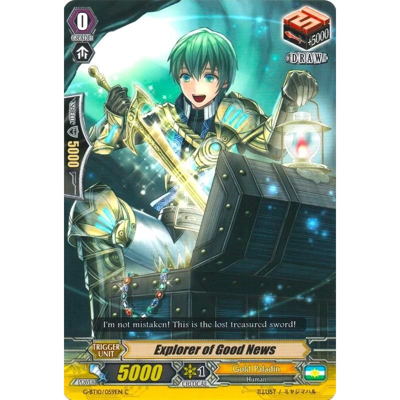 Image for Explorer of Good News (G-BT10/059EN) (G-BT10) - Cardfight Vanguard