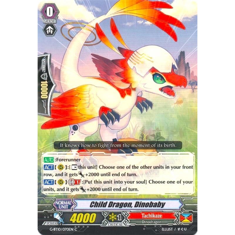 Image for Child Dragon, Dinobaby (G-BT10/070EN) (G-BT10) - Cardfight Vanguard