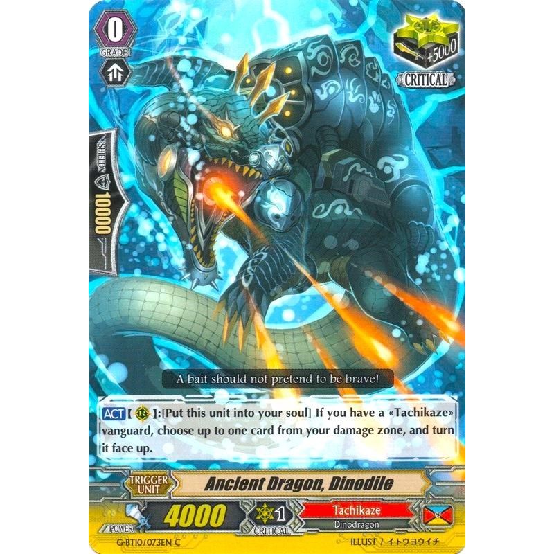 Image for Ancient Dragon, Dinodile (G-BT10/073EN) (G-BT10) - Cardfight Vanguard