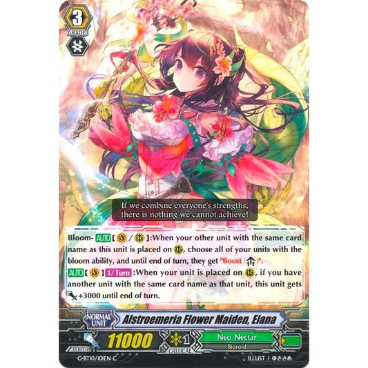 Image for Alstroemeria Flower Maiden, Elana (G-BT10/101EN) (G-BT10) - Cardfight Vanguard
