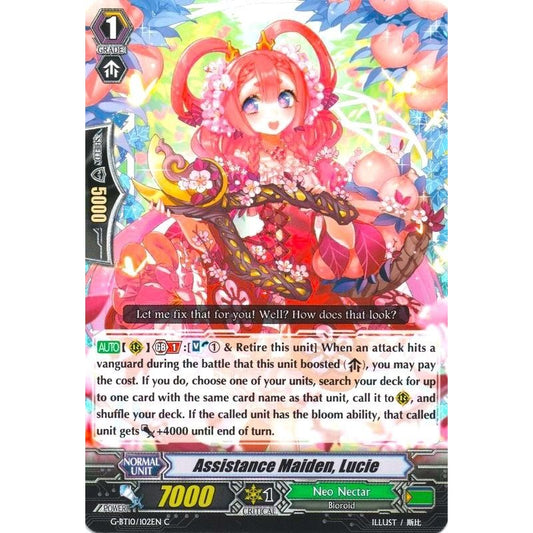 Image for Assistance Maiden, Lucie (G-BT10/102EN) (G-BT10) - Cardfight Vanguard