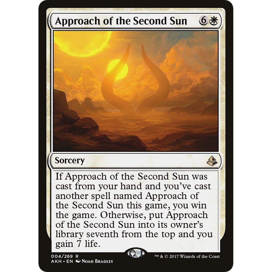 Image for Approach of the Second Sun (4) (AKH) - Magic: The Gathering