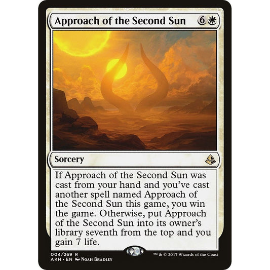 Image for Approach of the Second Sun (4) (AKH) - Magic: The Gathering