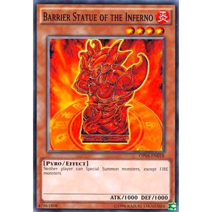 Image for Barrier Statue of the Inferno (OP04-EN018) (OP04) - YuGiOh