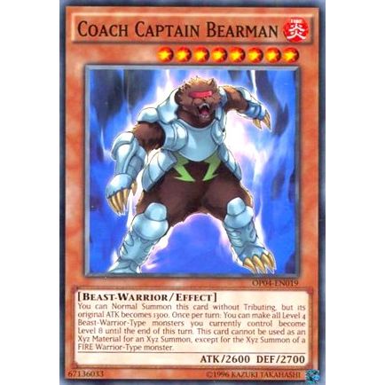 Image for Coach Captain Bearman (OP04-EN019) (OP04) - YuGiOh