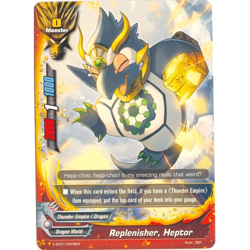 Image for Replenisher, Heptor (X-SD01/0008EN) (X-SD01) - Future Card BuddyFight