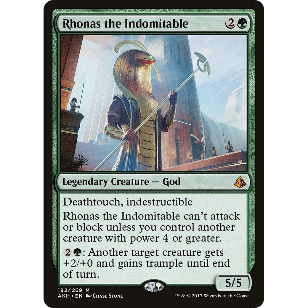 Image for Rhonas the Indomitable (182) (AKH) - Magic: The Gathering