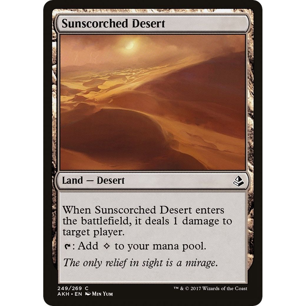 Image for Sunscorched Desert (249) (AKH) - Magic: The Gathering