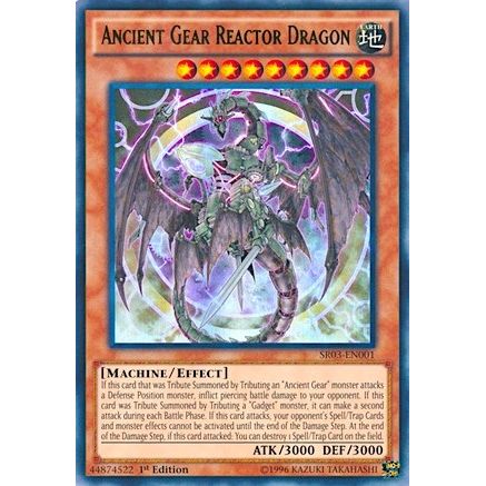 Image for Ancient Gear Reactor Dragon (SR03-EN001) (SR03) - YuGiOh