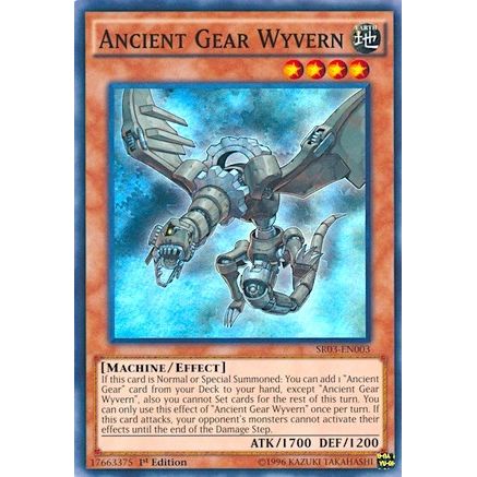 Image for Ancient Gear Wyvern (SR03-EN003) (SR03) - YuGiOh
