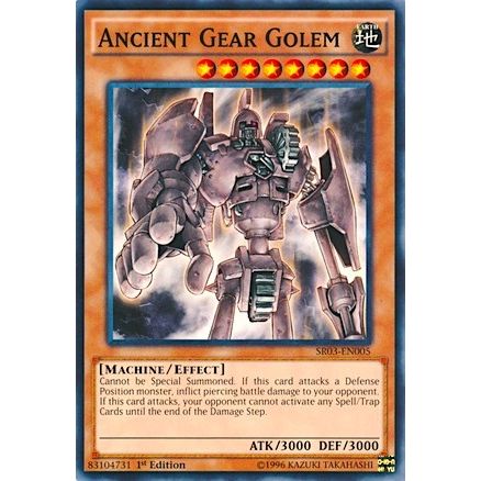 Image for Ancient Gear Golem (SR03-EN005) (SR03) - YuGiOh
