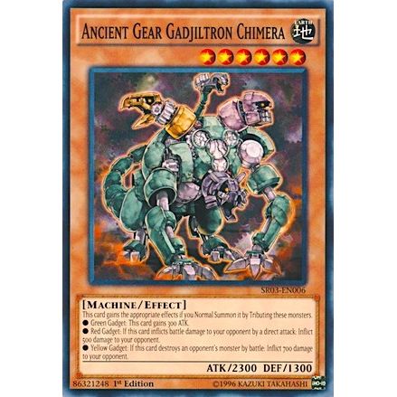 Image for Ancient Gear Gadjiltron Chimera (SR03-EN006) (SR03) - YuGiOh