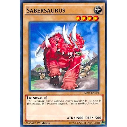 Image for Sabersaurus (SR04-EN004) (SR04) - YuGiOh