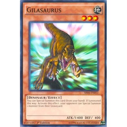 Image for Gilasaurus (SR04-EN012) (SR04) - YuGiOh