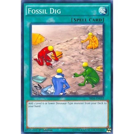 Image for Fossil Dig (SR04-EN022) (SR04) - YuGiOh