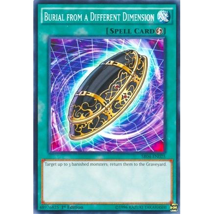 Image for Burial from a Different Dimension (SR04-EN025) (SR04) - YuGiOh