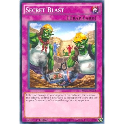Image for Secret Blast (SR04-EN038) (SR04) - YuGiOh