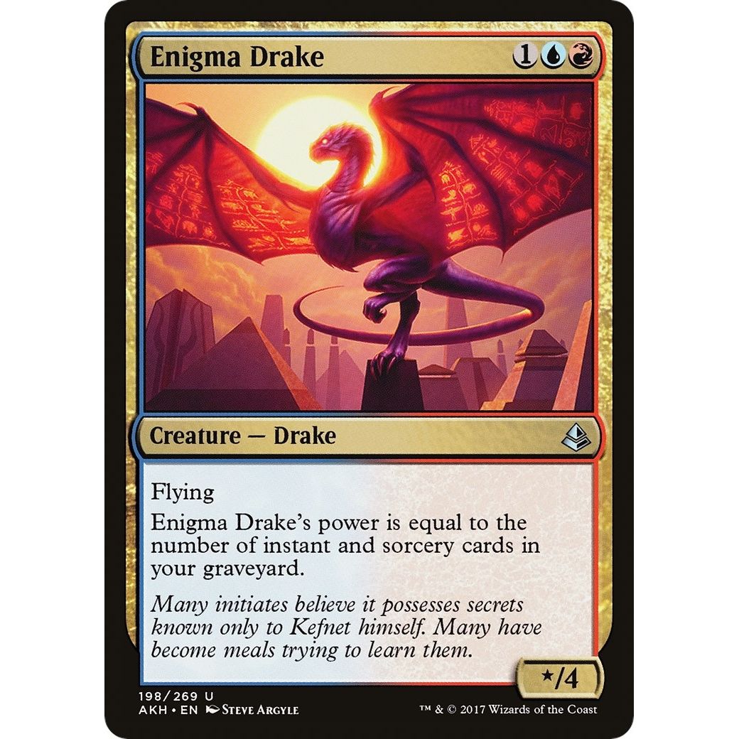 Image for Enigma Drake (198) (AKH) - Magic: The Gathering