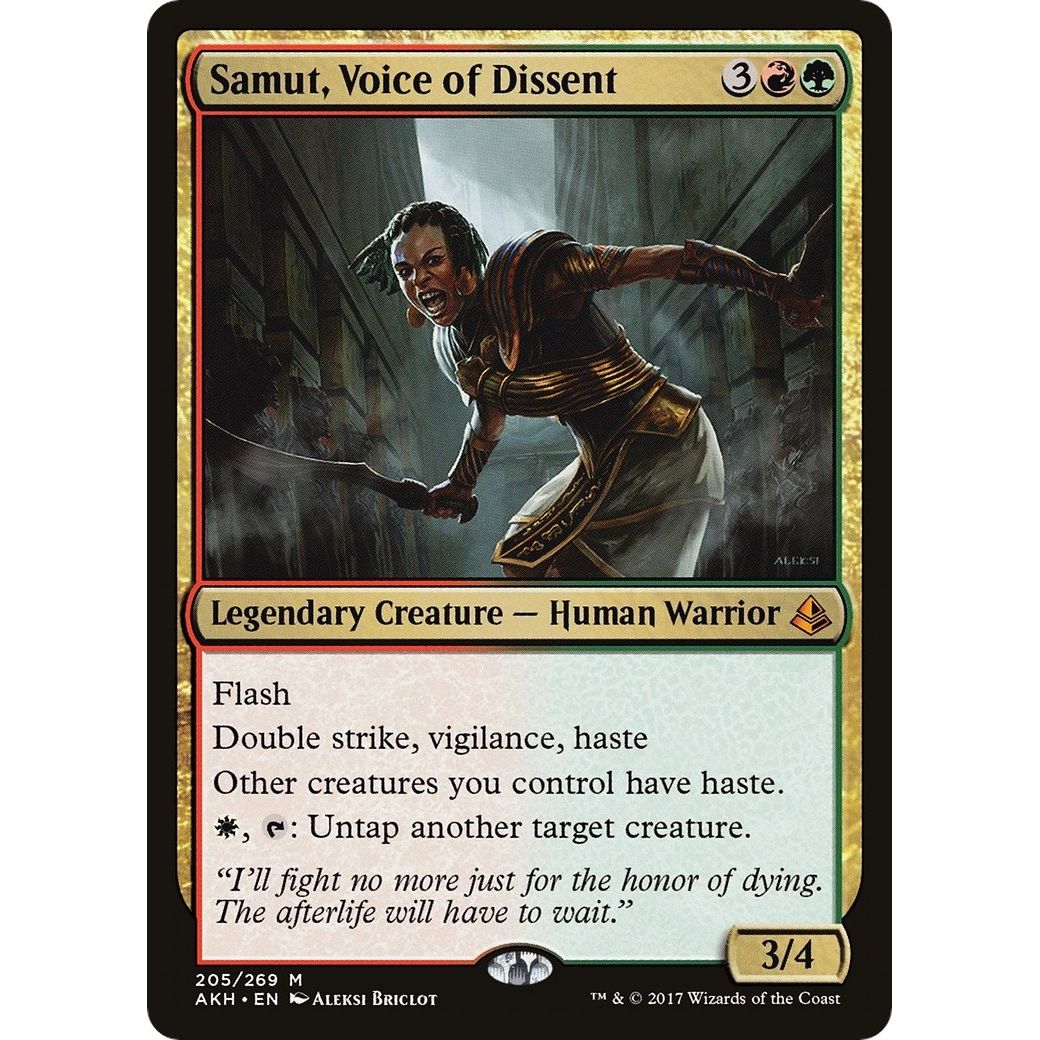 Image for Samut, Voice of Dissent (205) (AKH) - Magic: The Gathering