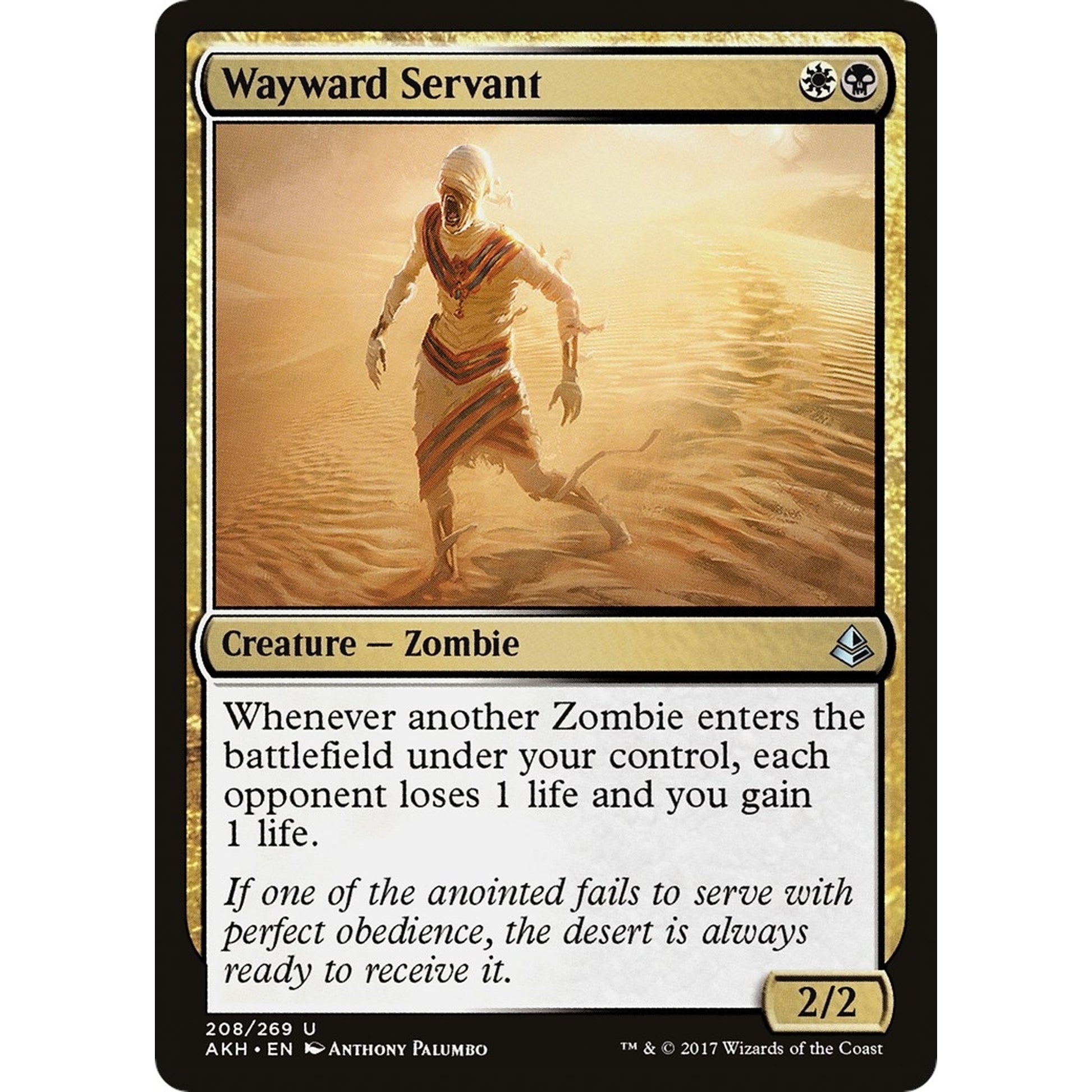 Image for Wayward Servant (208) - Magic: The Gathering