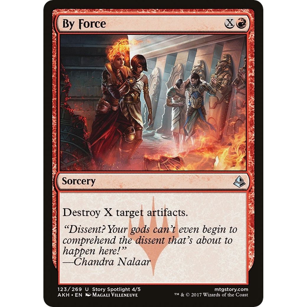 Image for By Force (123) (AKH) - Magic: The Gathering