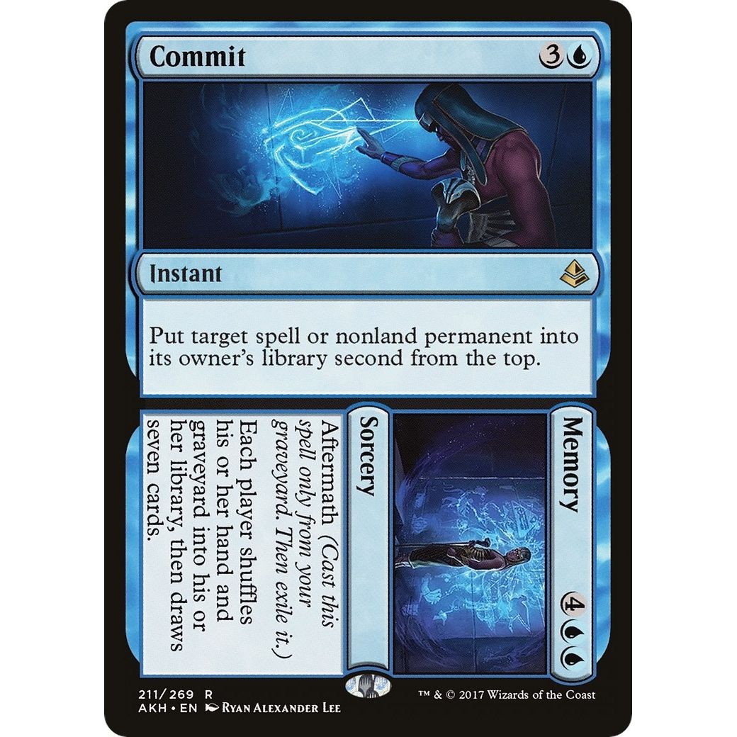 Image for Commit // Memory (211) (AKH) - Magic: The Gathering