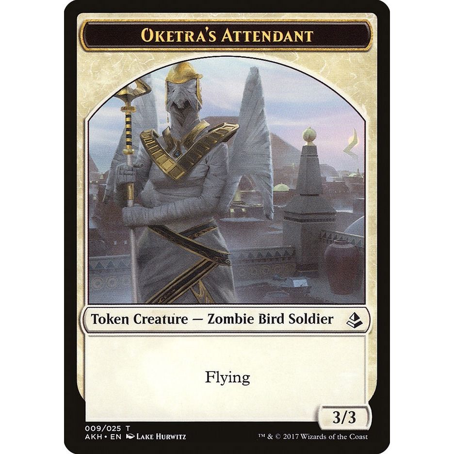 Image for Oketra's Attendant Token (9) (AKH) - Magic: The Gathering
