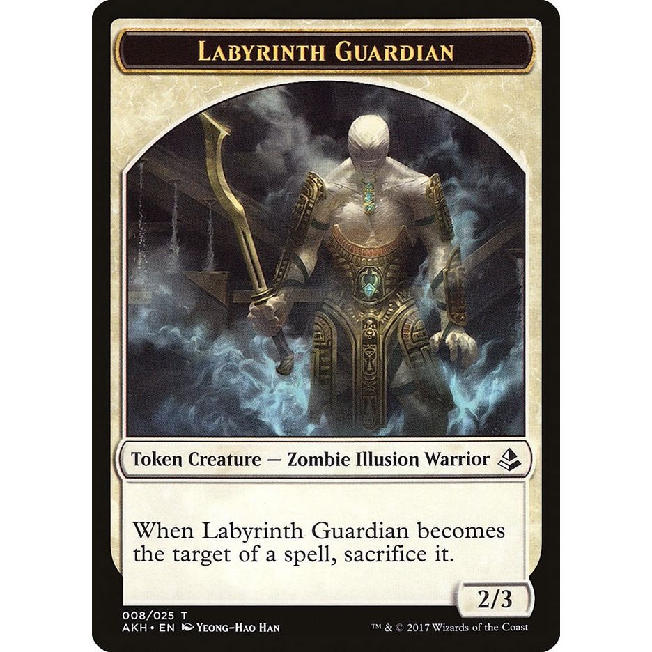 Image for Labyrinth Guardian Token (8) (AKH) - Magic: The Gathering
