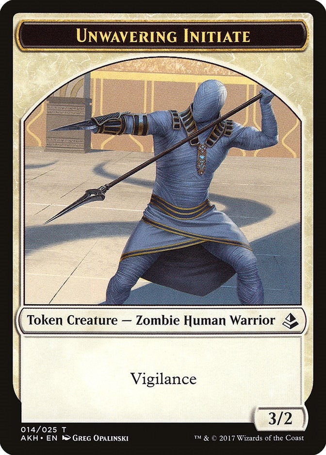 Image for Unwavering Initiate Token (14) - Magic: The Gathering