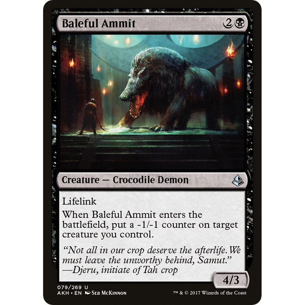 Image for Baleful Ammit (79) (AKH) - Magic: The Gathering