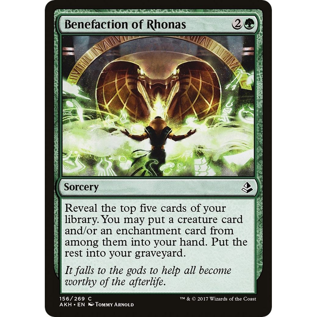 Image for Benefaction of Rhonas (156) (AKH) - Magic: The Gathering