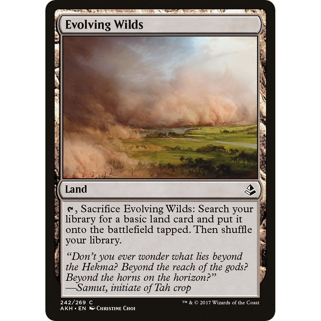 Image for Evolving Wilds (242) (AKH) - Magic: The Gathering