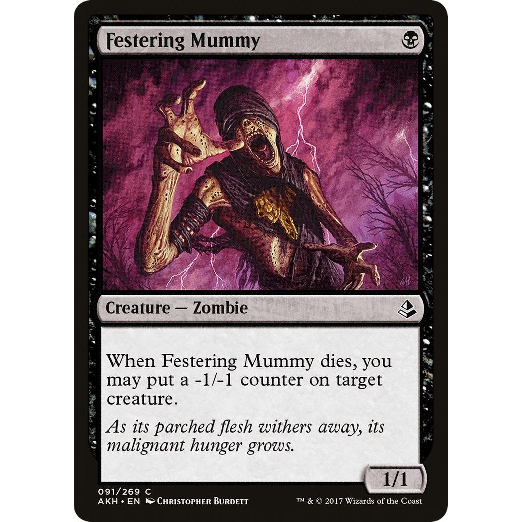 Image for Festering Mummy (91) (AKH) - Magic: The Gathering