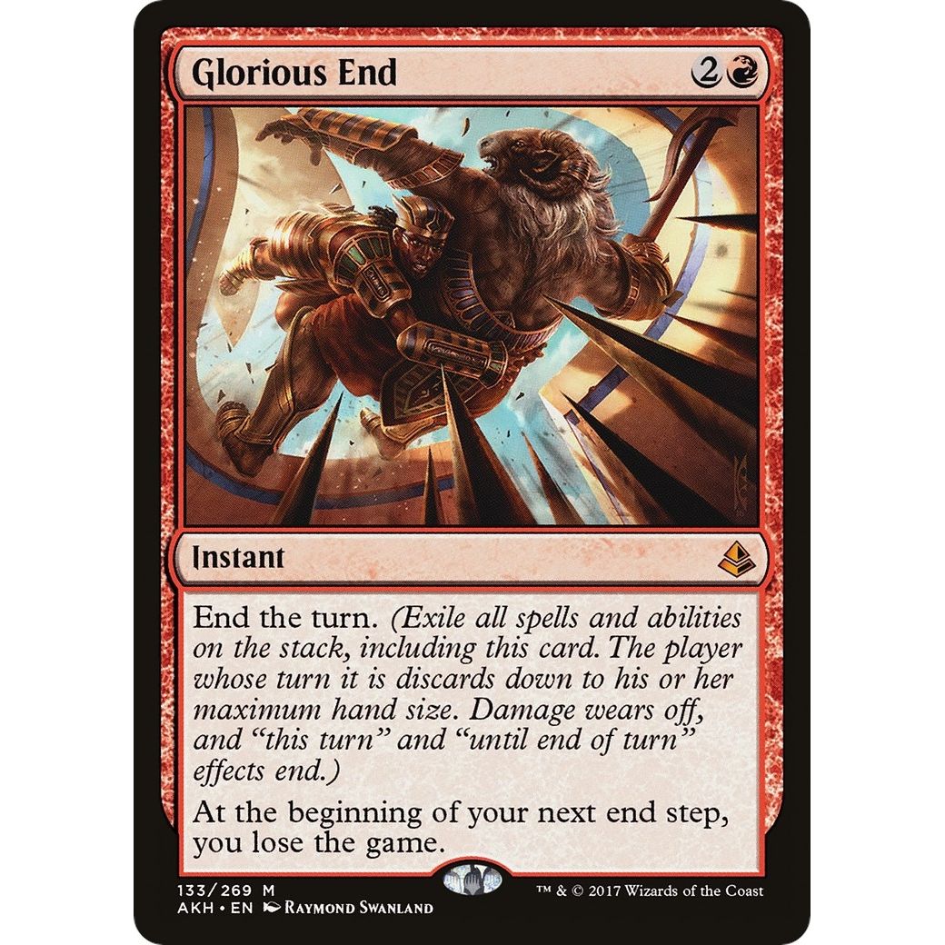 Image for Glorious End (133) (AKH) - Magic: The Gathering