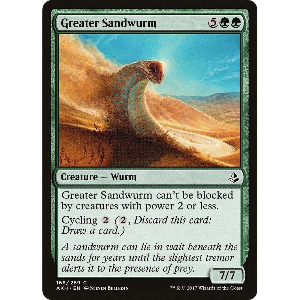 Image for Greater Sandwurm (168) (AKH) - Magic: The Gathering