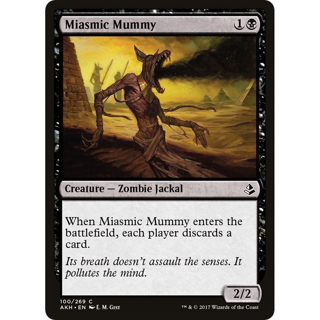 Image for Miasmic Mummy (100) (AKH) - Magic: The Gathering