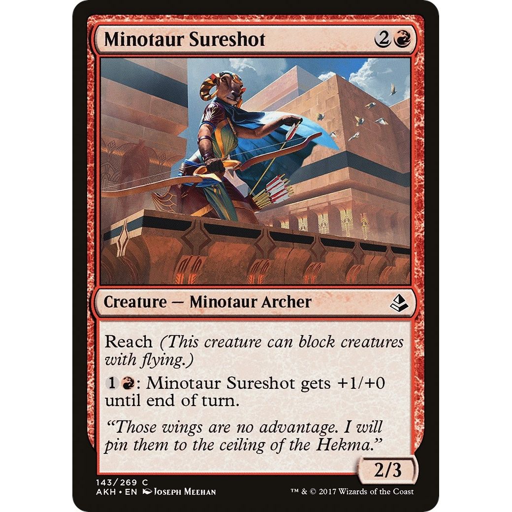 Image for Minotaur Sureshot (143) (AKH) - Magic: The Gathering