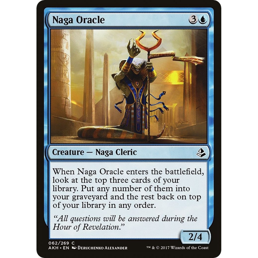 Image for Naga Oracle (62) (AKH) - Magic: The Gathering