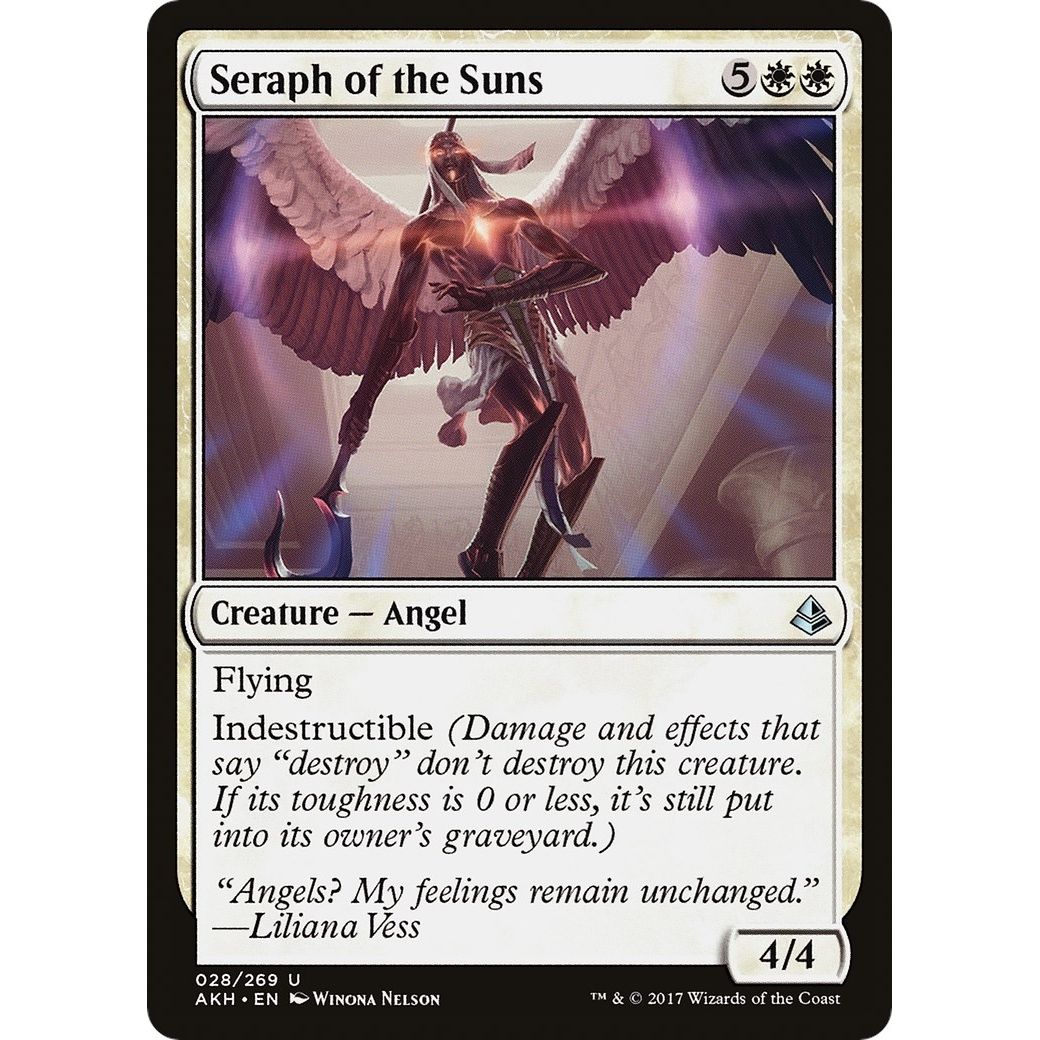 Image for Seraph of the Suns (28) (AKH) - Magic: The Gathering