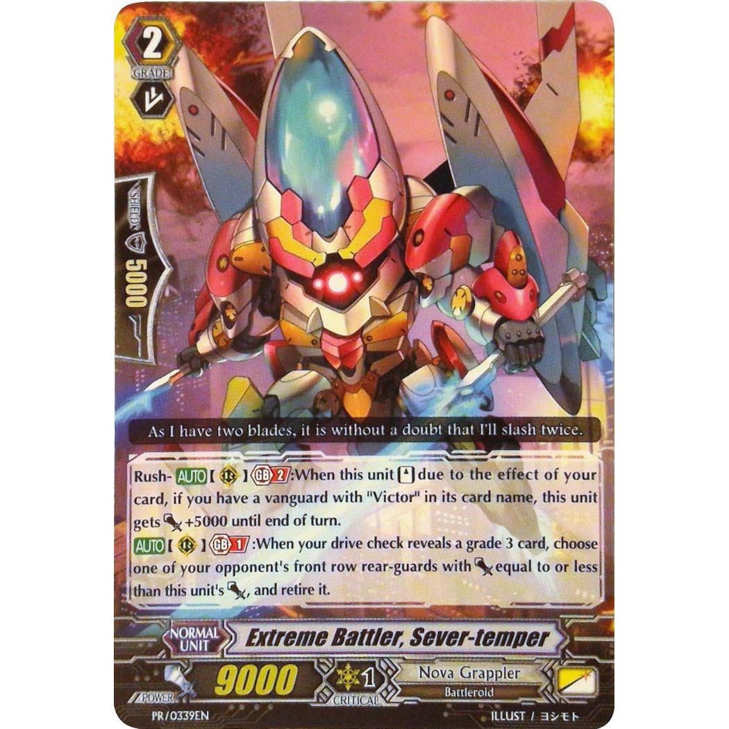 Image for Extreme Battler, Sever-temper (PR/0339EN) (PR) - Cardfight Vanguard