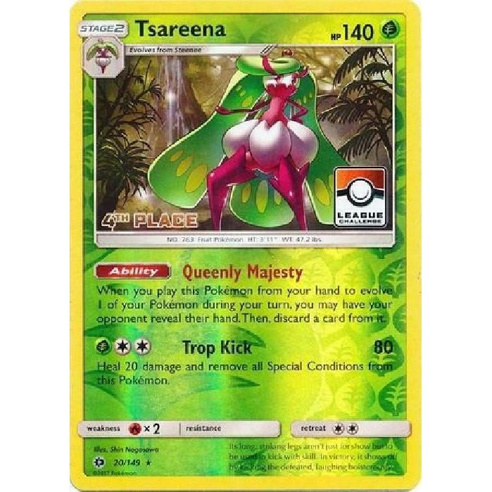 Image for Tsareena - 20/149 (League Challenge) [4th Place] (020/149) (PR) - Pokemon