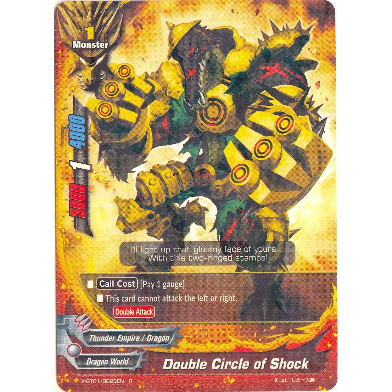 Image for Double Circle of Shock (X-BT01/0023EN) (X-BT01) - Future Card BuddyFight