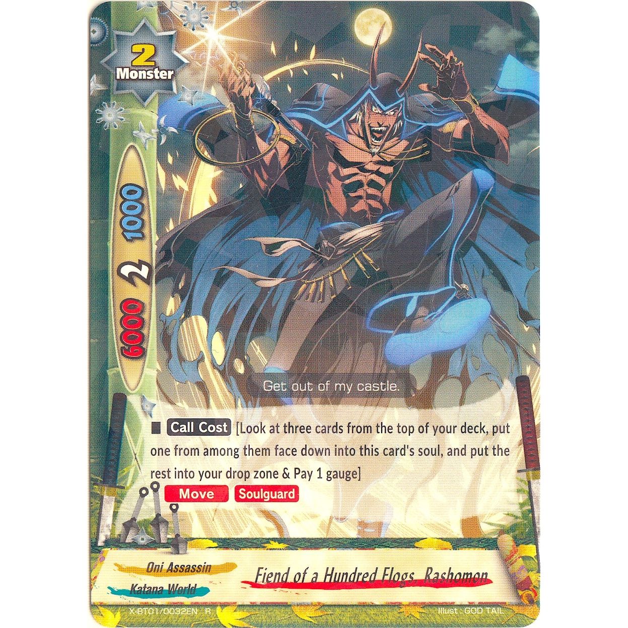 Image for Fiend of a Hundred Flogs, Rashomon (X-BT01/0032EN) (X-BT01) - Future Card BuddyFight