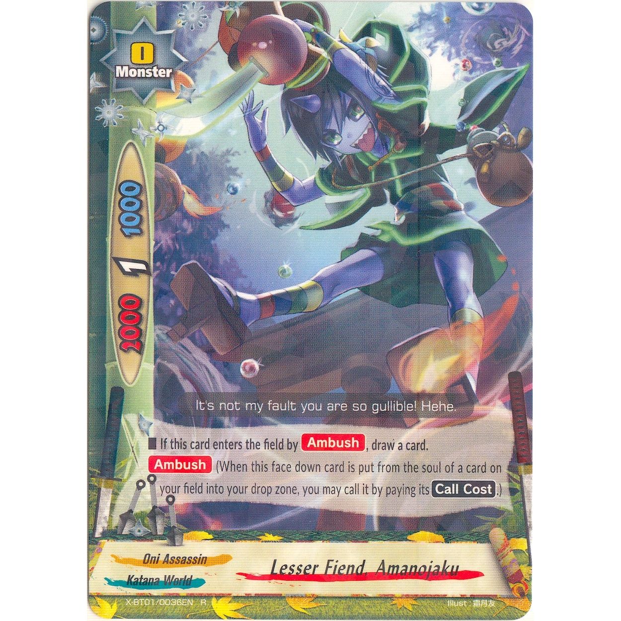 Image for Lesser Fiend, Amanojaku (X-BT01/0036EN) (X-BT01) - Future Card BuddyFight
