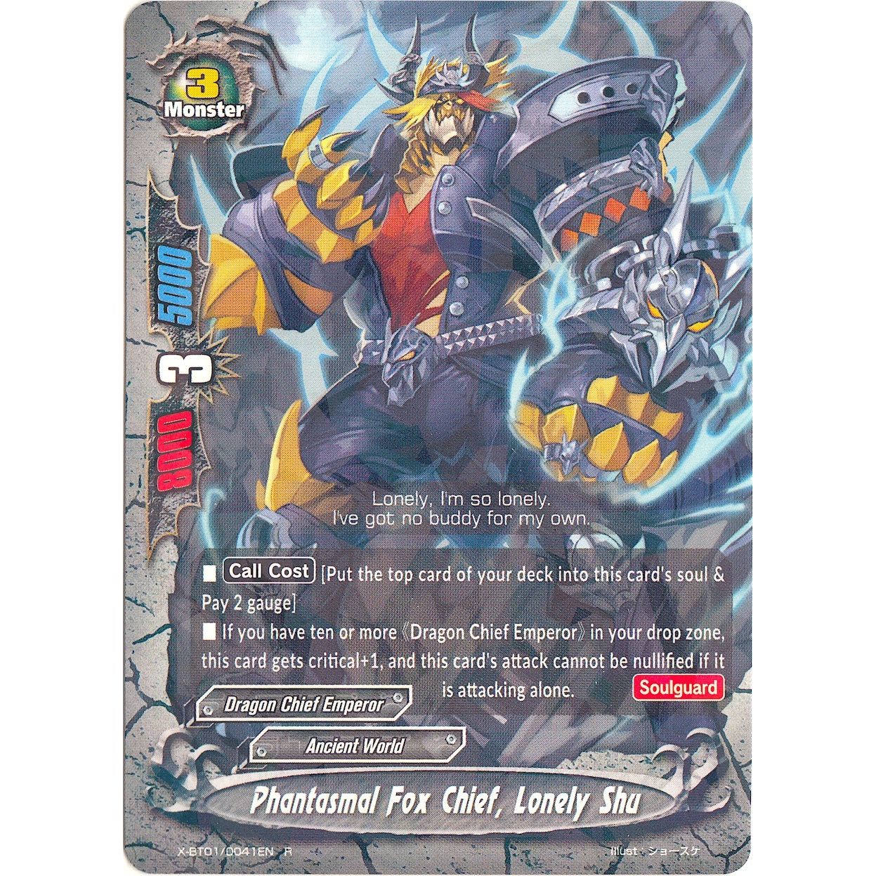 Image for Phantasmal Fox Chief, Lonely Shu (X-BT01/0041EN) (X-BT01) - Future Card BuddyFight