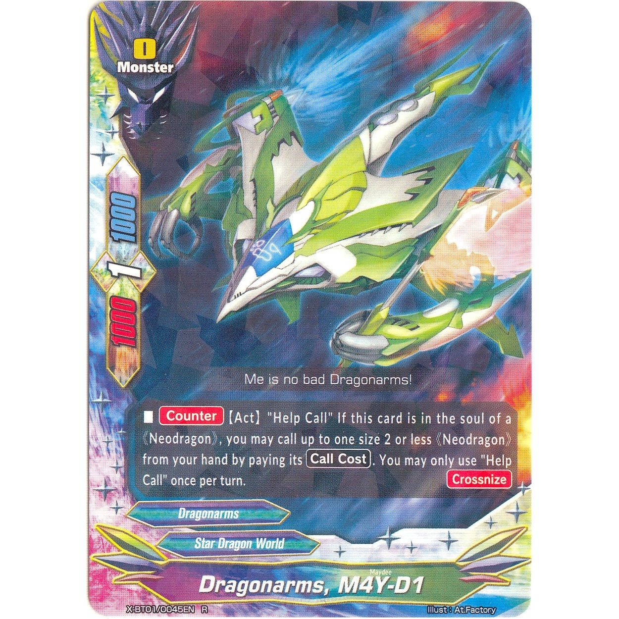 Image for Dragonarms, M4Y-D1 (X-BT01/0045EN) (X-BT01) - Future Card BuddyFight